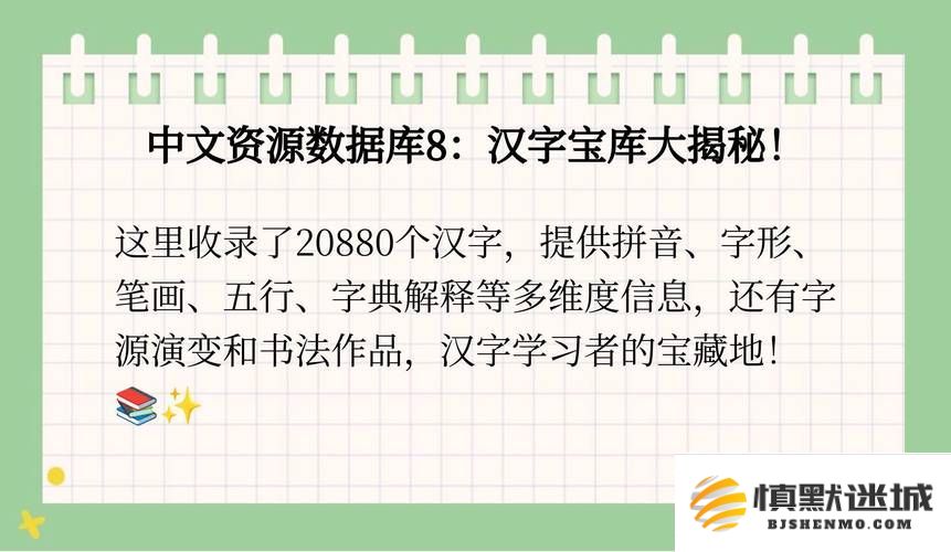中文资源数据库8：深入解析与创新方法的研究及其应用