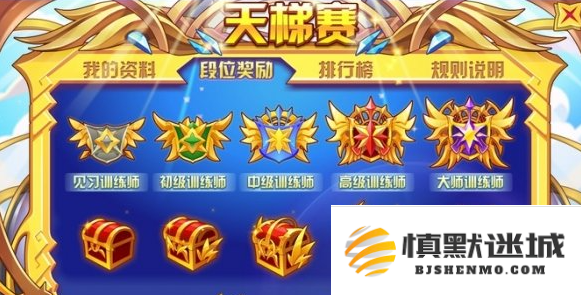 洛克王国天梯段位有哪些