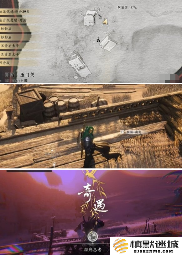 燕云十六声猫瘾患者奇遇怎么做