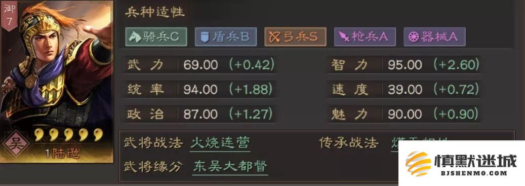 三国志战略版陆逊怎么样